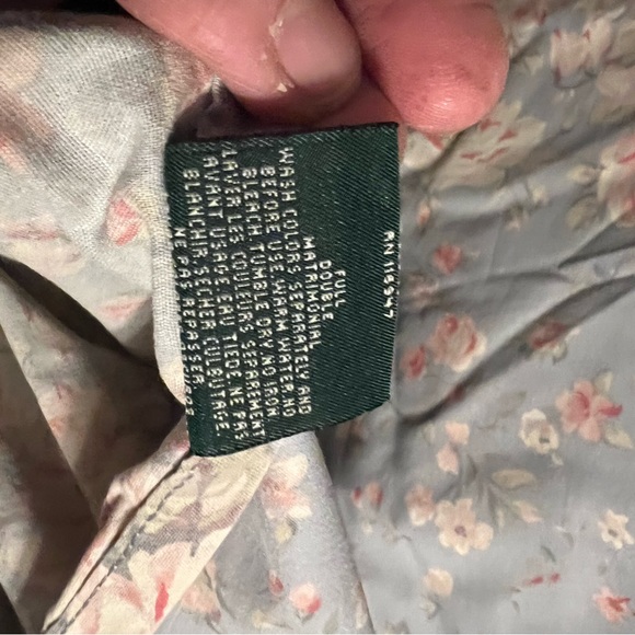 Vintage Ralph Lauren shelter island full flat sheet - Picture 4 of 4